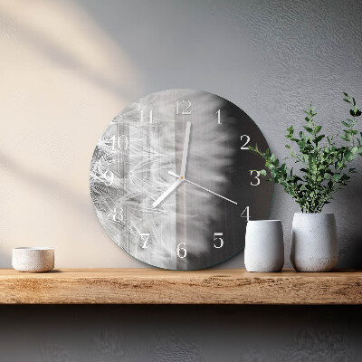 Horloge ronde Pissenlit