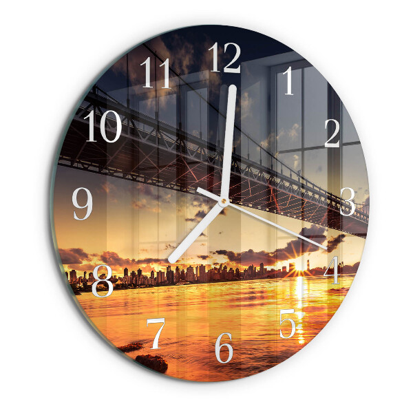 Horloge ronde Rivière Bridge