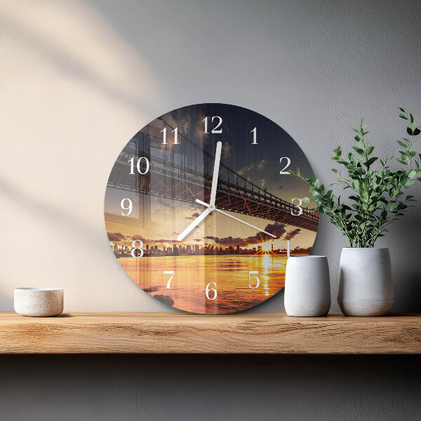 Horloge ronde Rivière Bridge