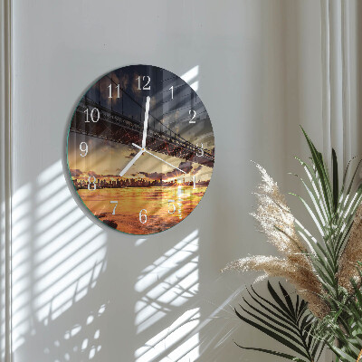 Horloge ronde Rivière Bridge