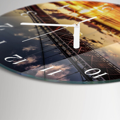 Horloge ronde Rivière Bridge
