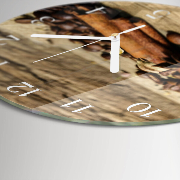 Horloge ronde Anis Cannelle