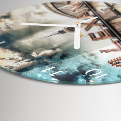 Horloge ronde Place Alexandre