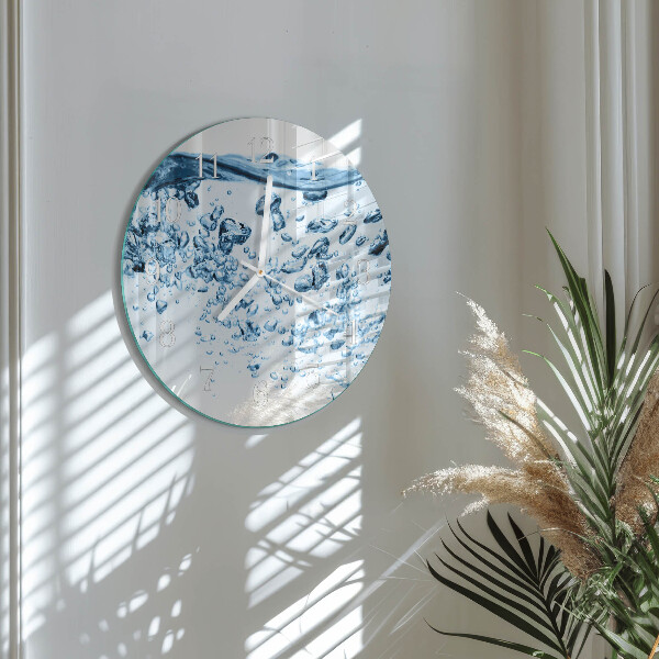 Horloge ronde Eau