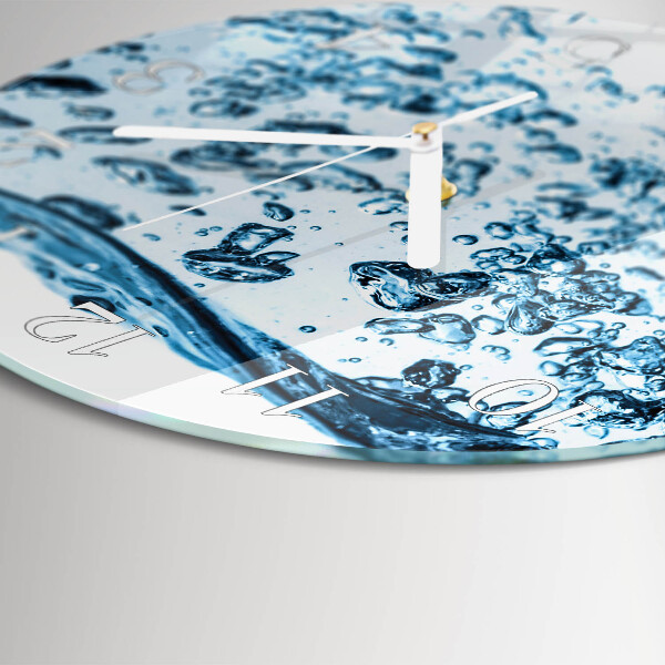 Horloge ronde Eau