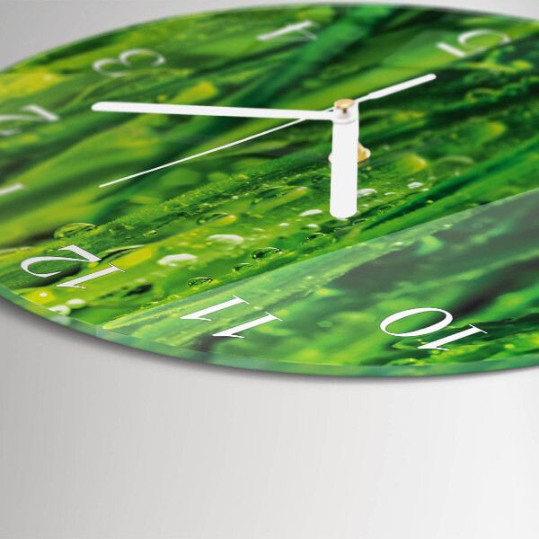 Horloge ronde Herbe