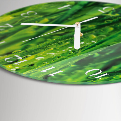 Horloge ronde Herbe