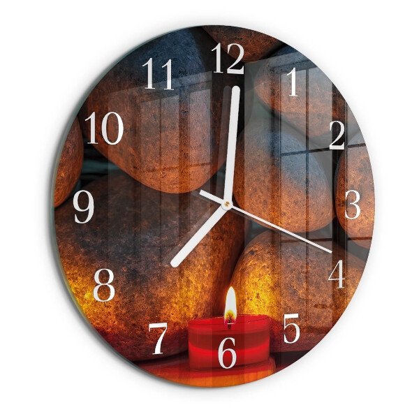 Horloge ronde Pierres
