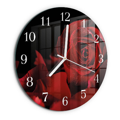 Horloge ronde Rose