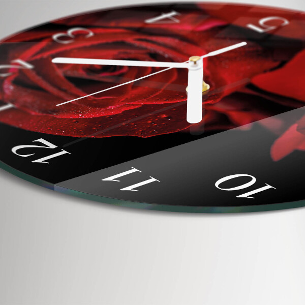 Horloge ronde Rose