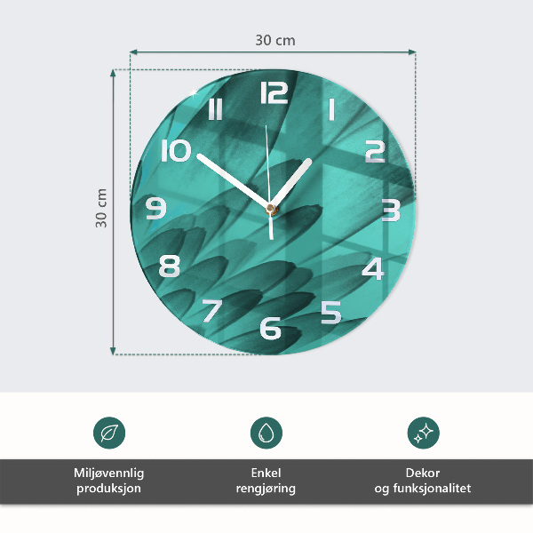 Horloge ronde Oranges