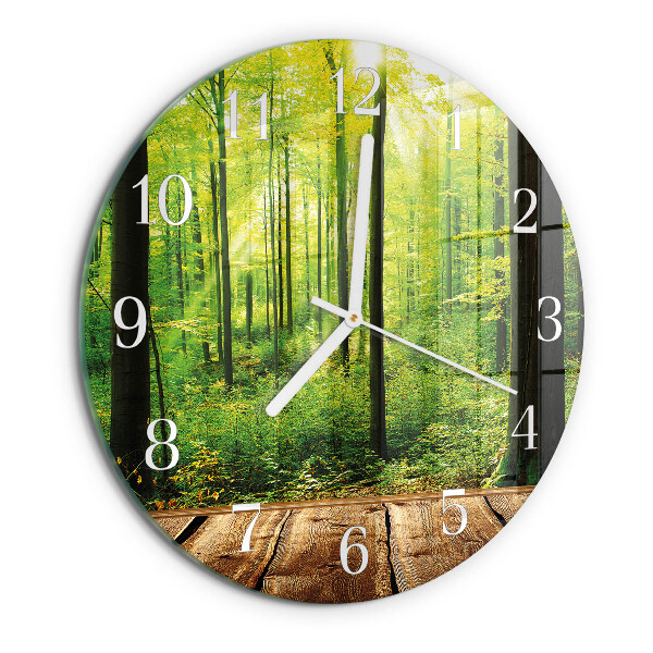 Horloge ronde Forêt