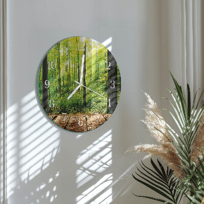Horloge ronde Forêt