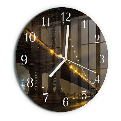 Horloge ronde La Nuit du Pont