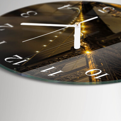 Horloge ronde La Nuit du Pont