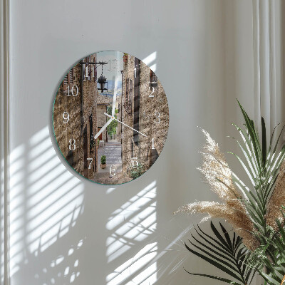 Horloge ronde Rue