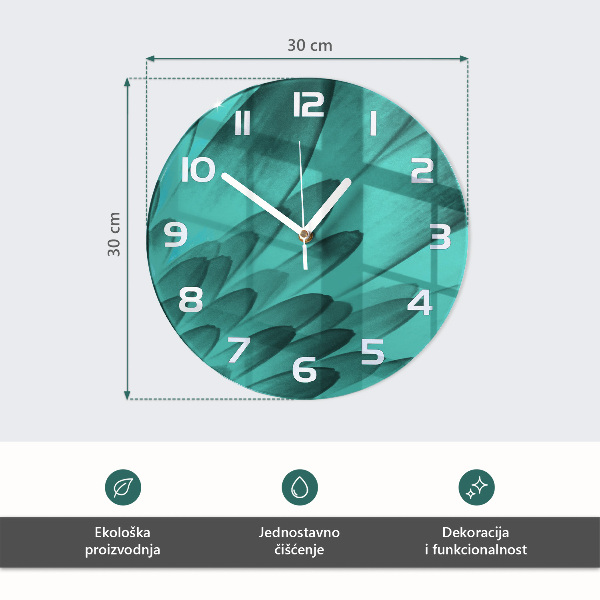 Horloge ronde Rue