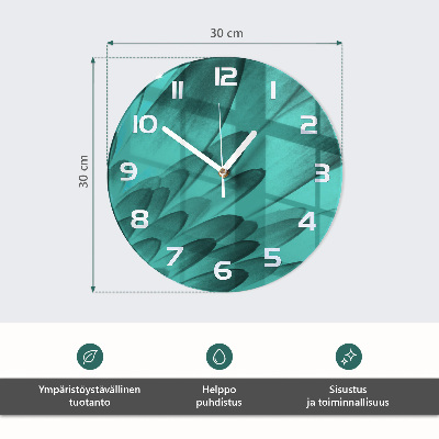 Horloge ronde Agrumes