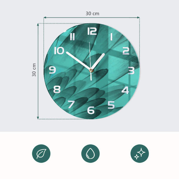 Horloge ronde Agrumes