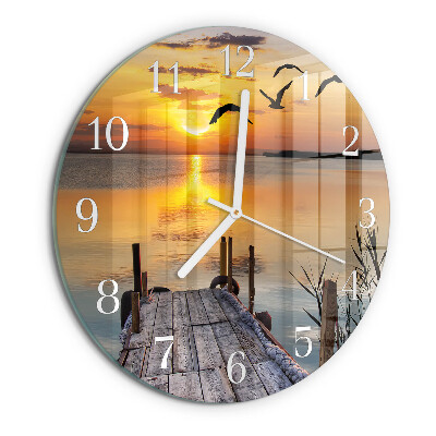 Horloge ronde Lac Bridge