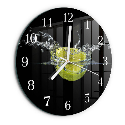 Horloge ronde Citrique