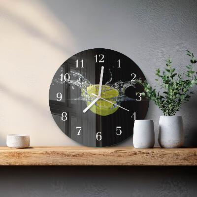 Horloge ronde Citrique