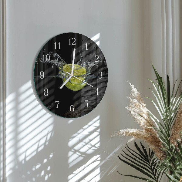 Horloge ronde Citrique