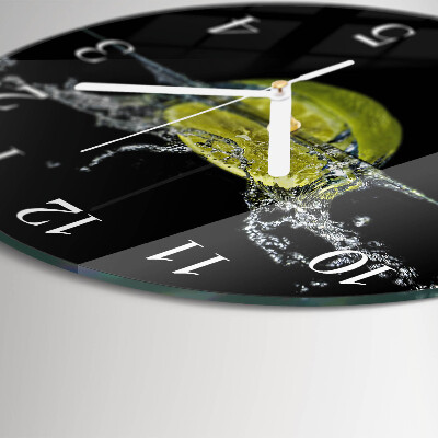 Horloge ronde Citrique