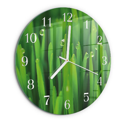 Horloge ronde Herbe