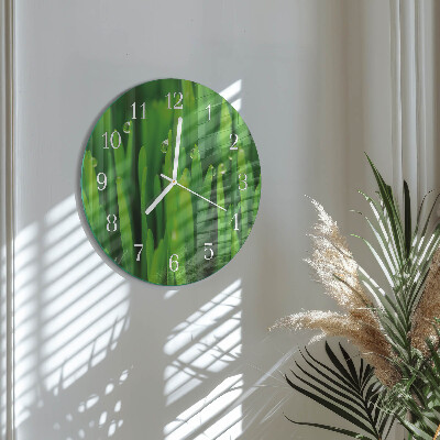 Horloge ronde Herbe