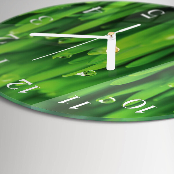 Horloge ronde Herbe