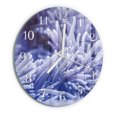 Horloge ronde Anémone
