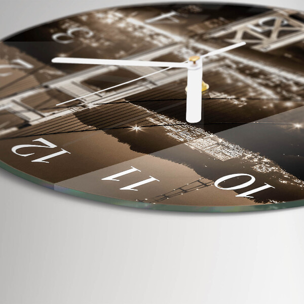 Horloge ronde Pont