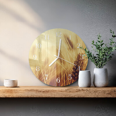 Horloge ronde Grain