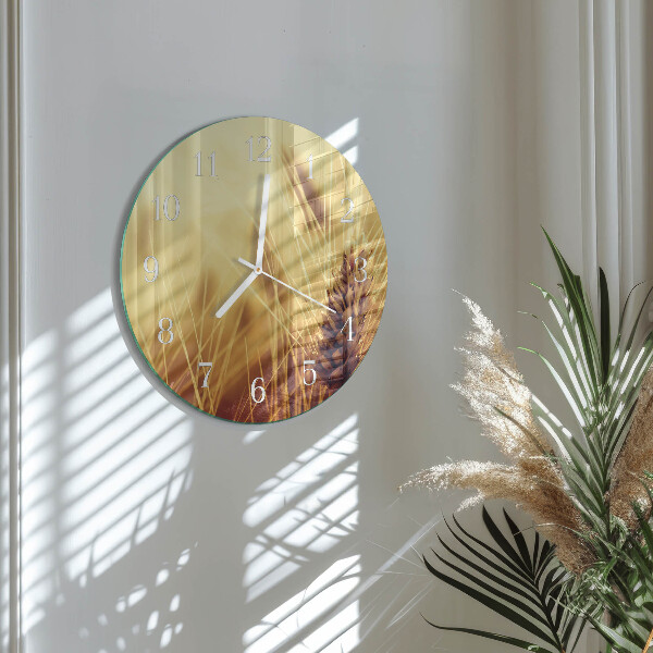 Horloge ronde Grain