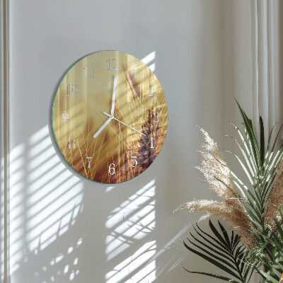 Horloge ronde Grain