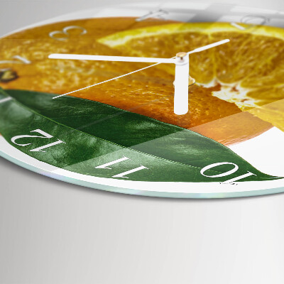 Horloge ronde Oranges