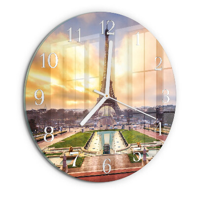 Horloge ronde Tour Eiffel