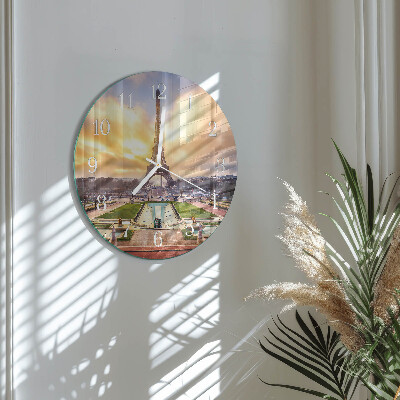 Horloge ronde Tour Eiffel