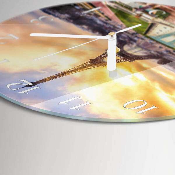 Horloge ronde Tour Eiffel