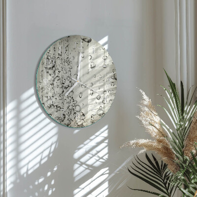 Horloge ronde Gouttes