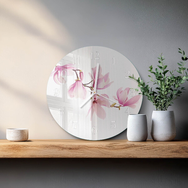 Horloge ronde Magnolia