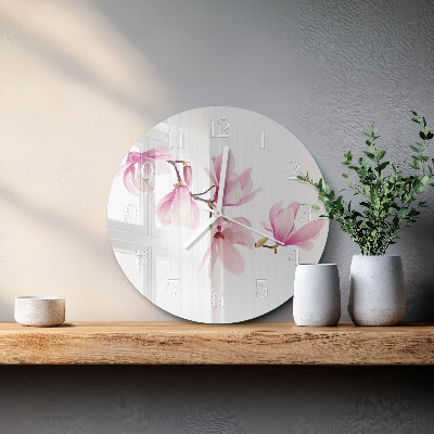 Horloge ronde Magnolia