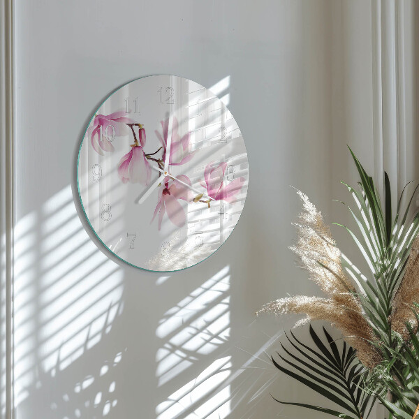 Horloge ronde Magnolia