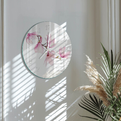 Horloge ronde Magnolia