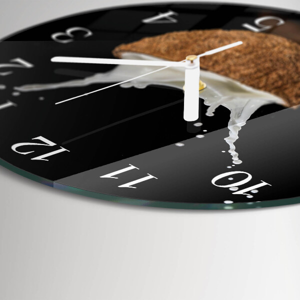 Horloge ronde Noix de coco
