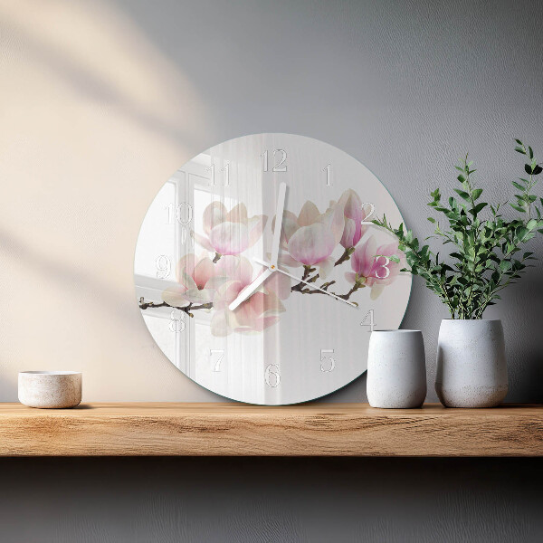 Horloge ronde Magnolia