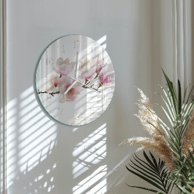 Horloge ronde Magnolia