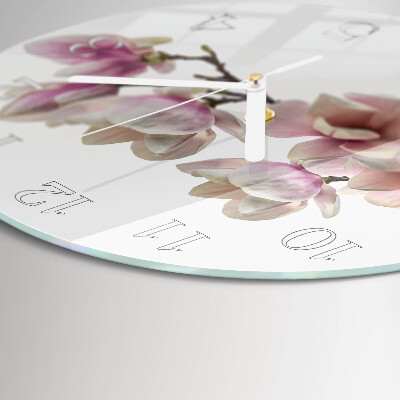 Horloge ronde Magnolia