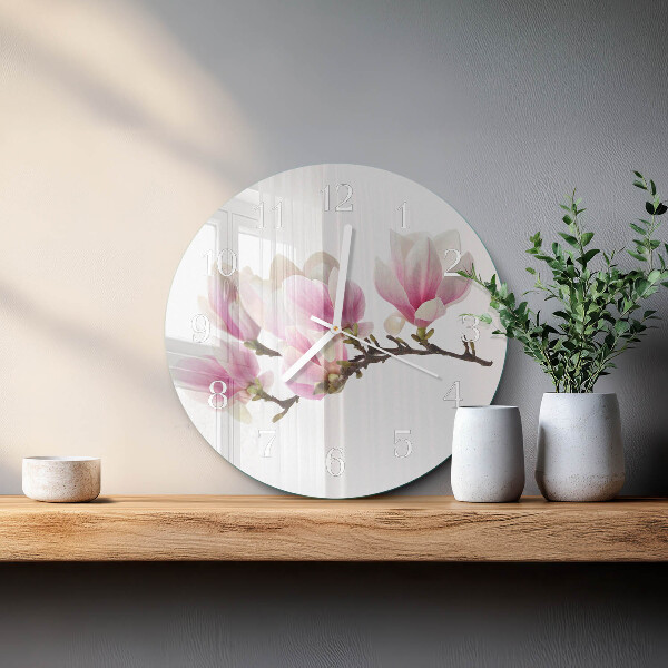 Horloge ronde Magnolia